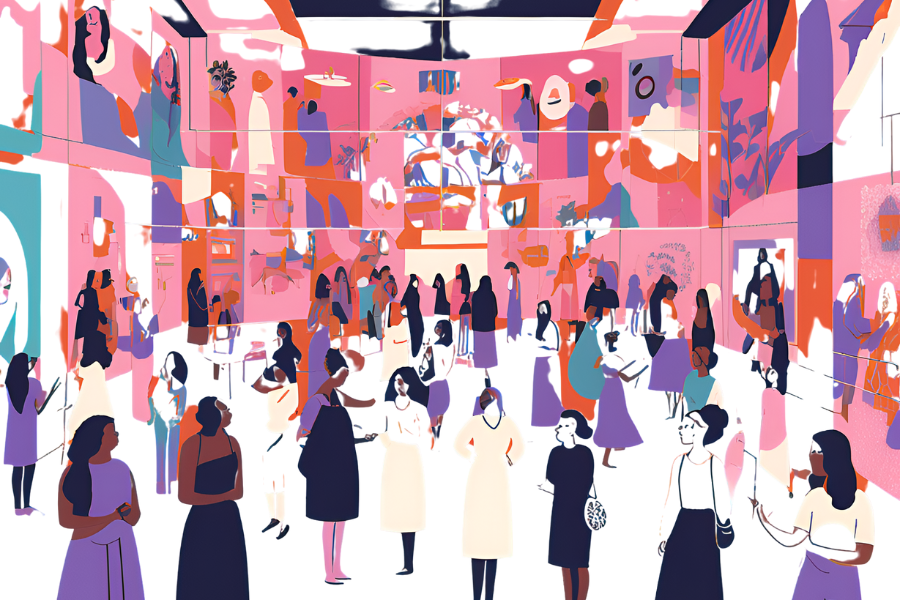 Ausstellung „feministische Utopien“