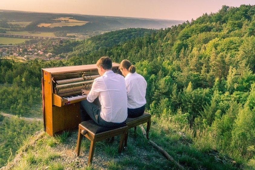Klavierabend mit dem Duo Be-Flügelt