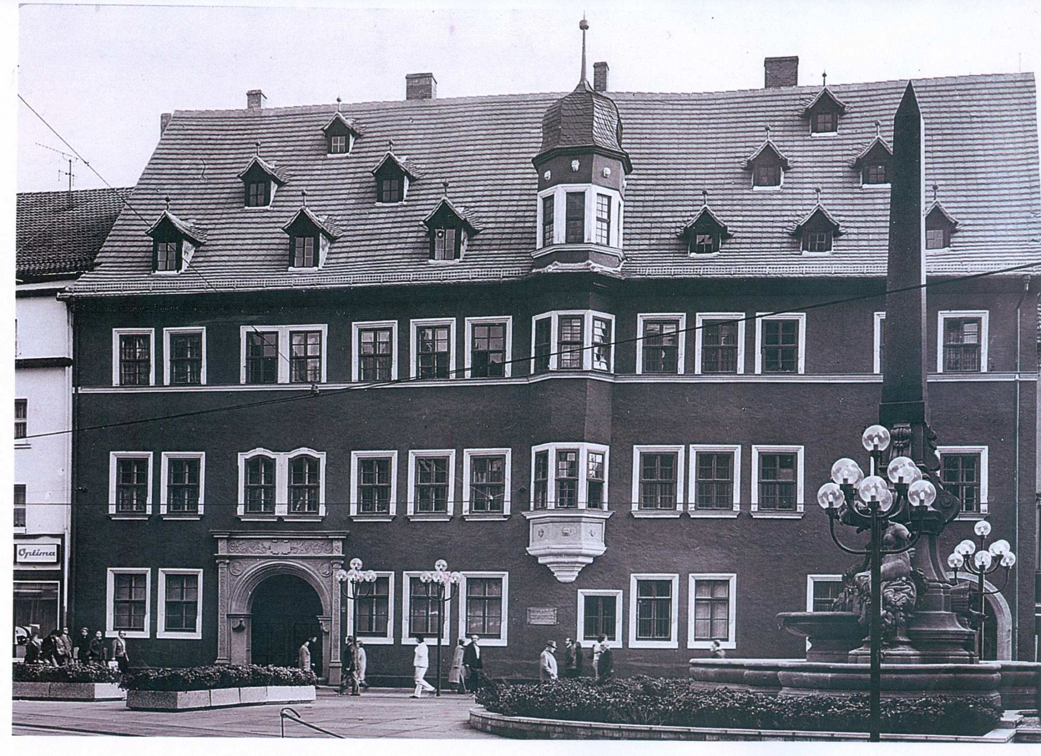 Das Haus Dacheröden um 1980 (Quelle: Stadtarchiv Erfurt)