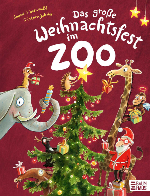 Buchtipp: Bilderbuchkino: Das große Weihnachtsfest im Zoo von Sophie Schoenwald