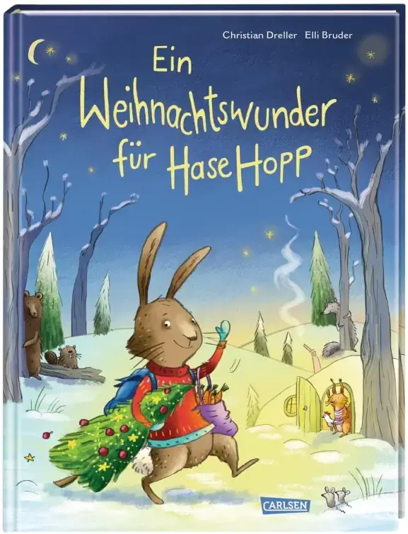 Buchtipp: Bilderbuchkino: Ein Weihnachtswunder für Hase Hopp von Christian Dreller
