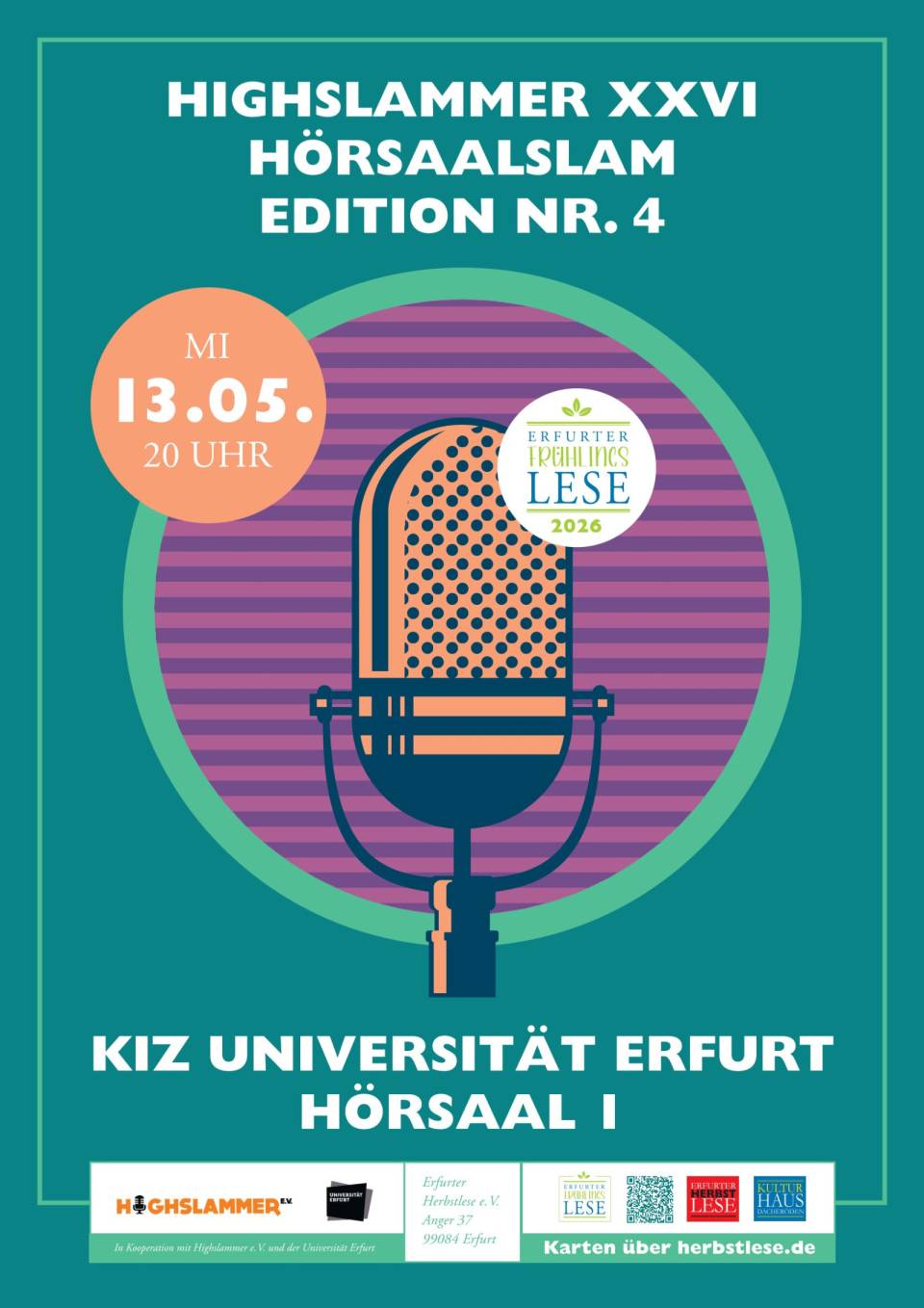Poetry Slam Highslammer XXVI HörsaalSlam Edition Nr. 4 Thumbnail